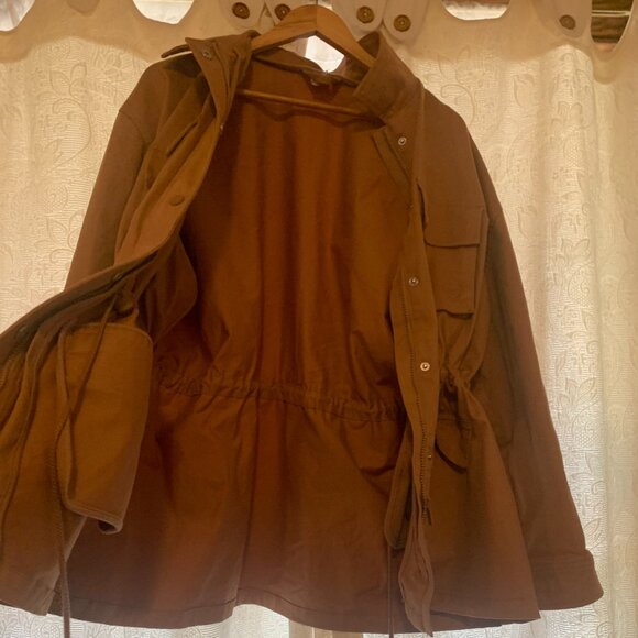 Victoria's Secret PINK Cargo Utility Jacket Size XL Color Toffee - Picture 8 of 8